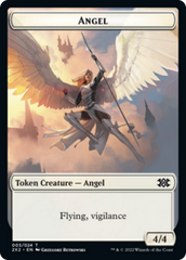 Bear // Angel Double-Sided Token [Double Masters 2022 Tokens] | Chromatic Games