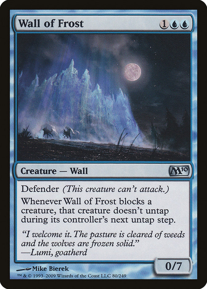 Wall of Frost [Magic 2010] | Chromatic Games