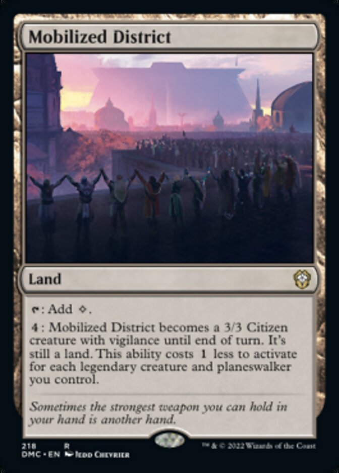 Mobilized District [Dominaria United Commander] | Chromatic Games