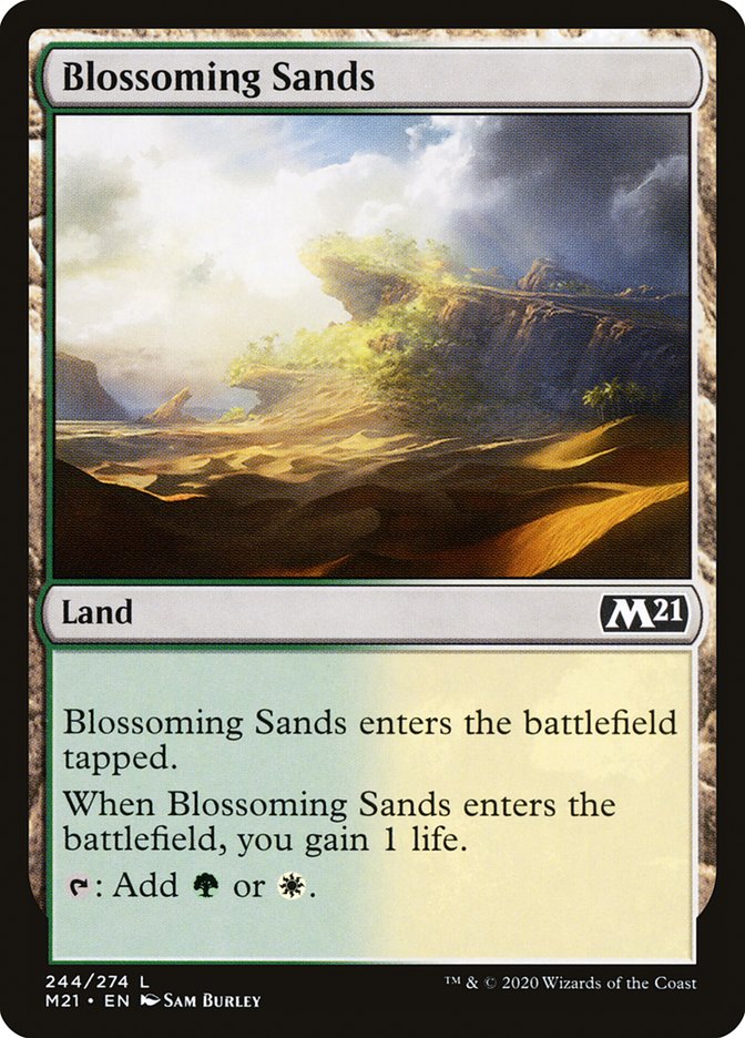 Blossoming Sands [Core Set 2021] | Chromatic Games