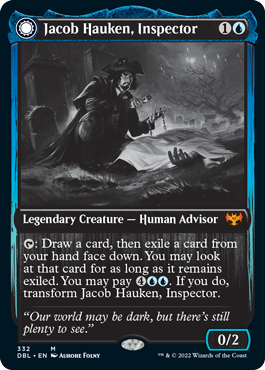 Jacob Hauken, Inspector // Hauken's Insight [Innistrad: Double Feature] | Chromatic Games