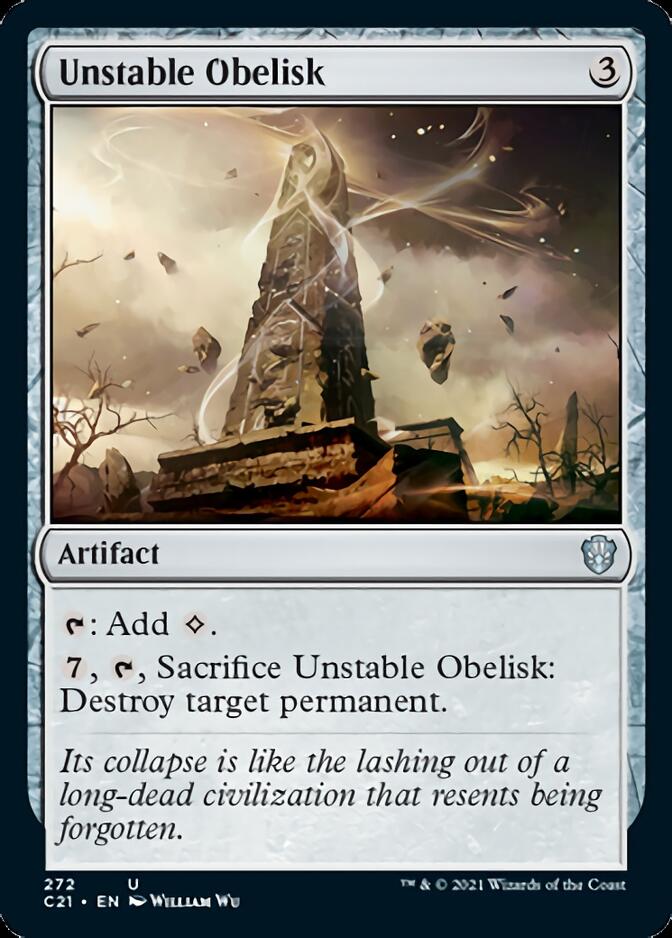 Unstable Obelisk [Commander 2021] | Chromatic Games