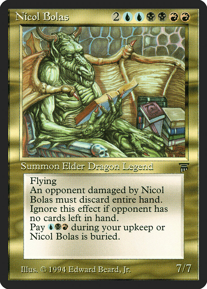 Nicol Bolas [Legends] | Chromatic Games