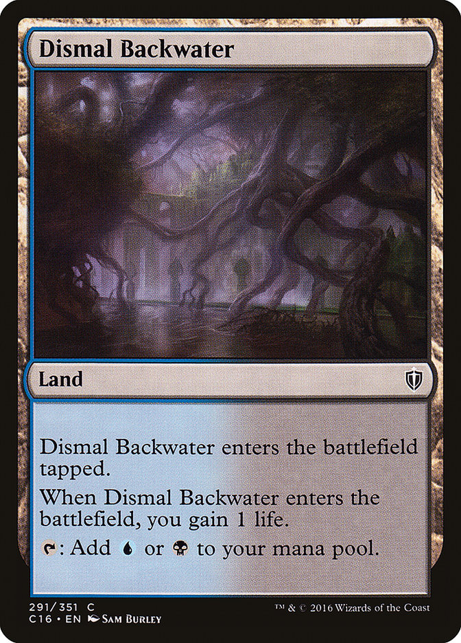 Dismal Backwater [Commander 2016] | Chromatic Games