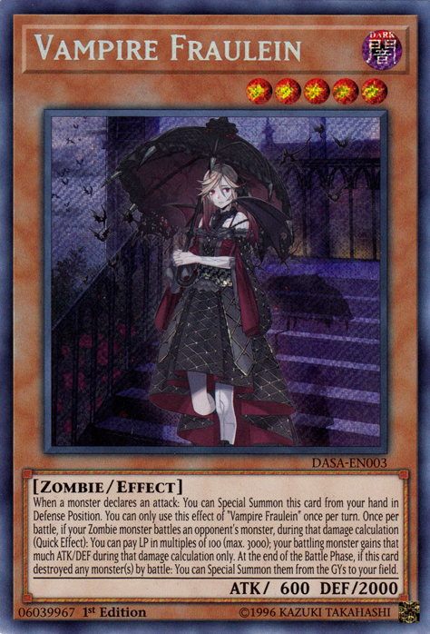 Vampire Fraulein [DASA-EN003] Secret Rare | Chromatic Games