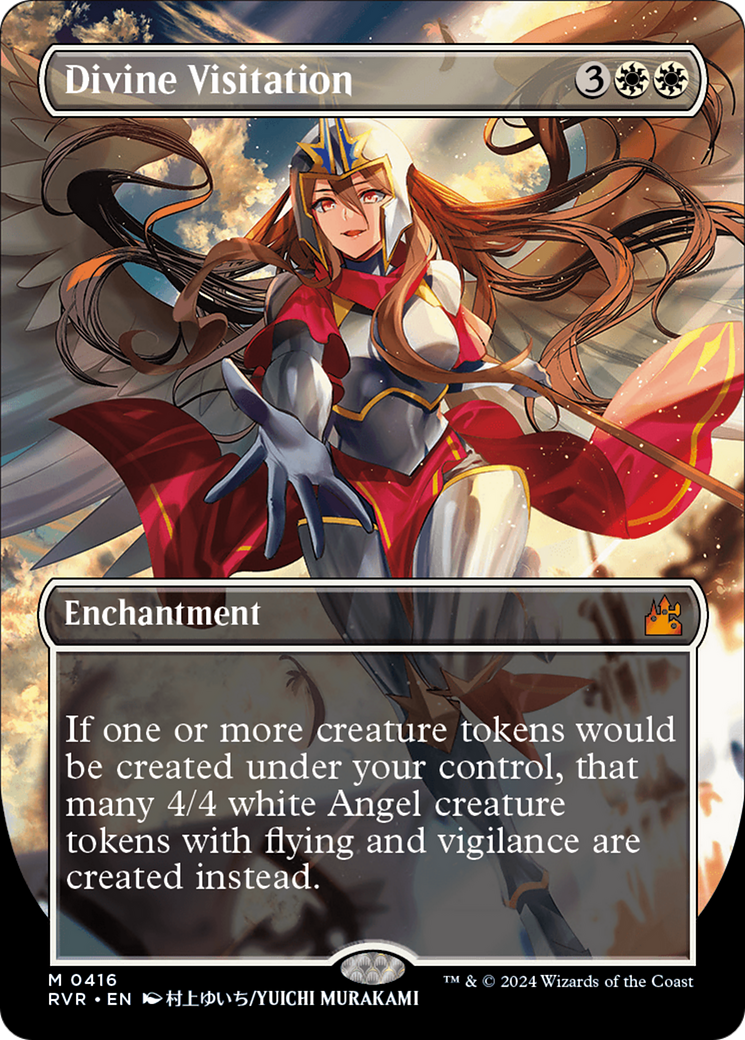 Divine Visitation (Anime Borderless) [Ravnica Remastered] | Chromatic Games