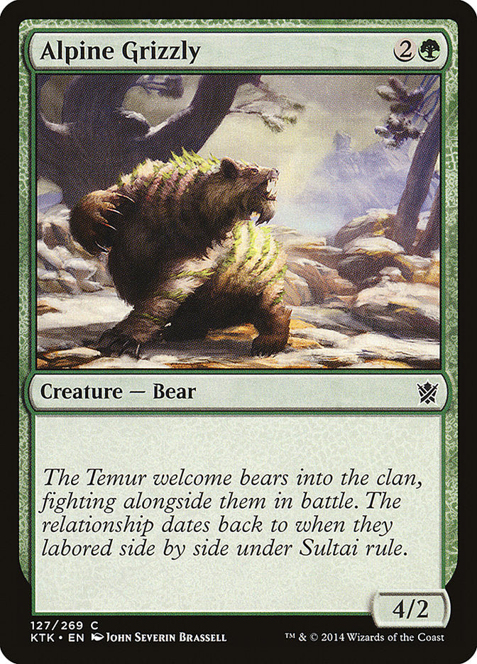 Alpine Grizzly [Khans of Tarkir] | Chromatic Games