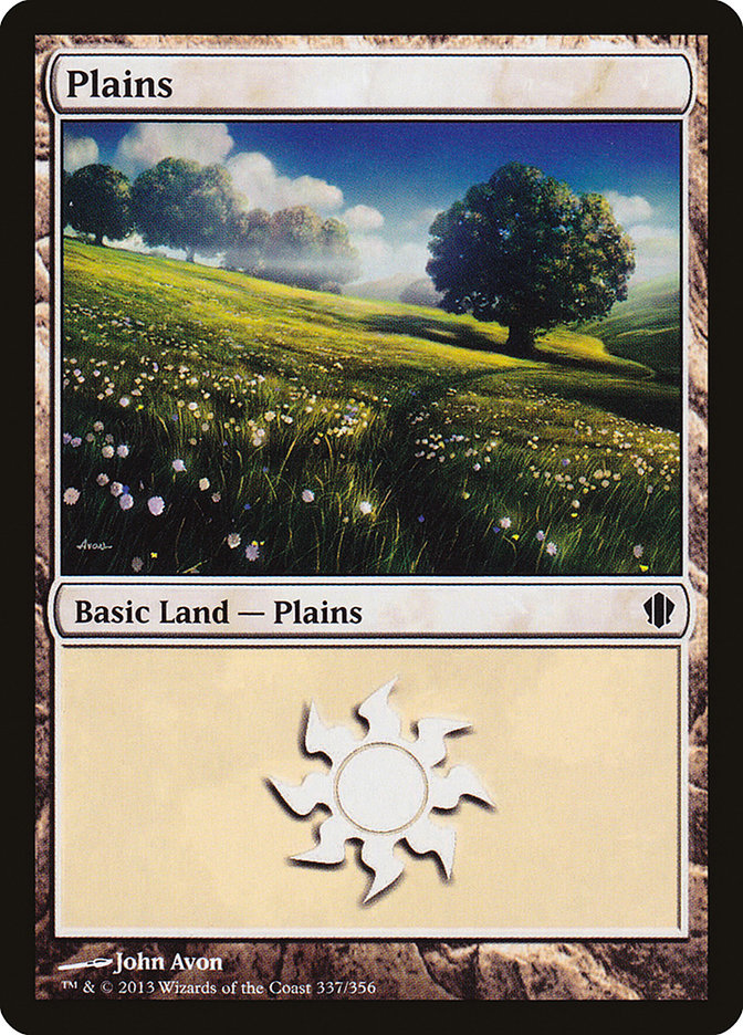 Plains (337) [Commander 2013] | Chromatic Games