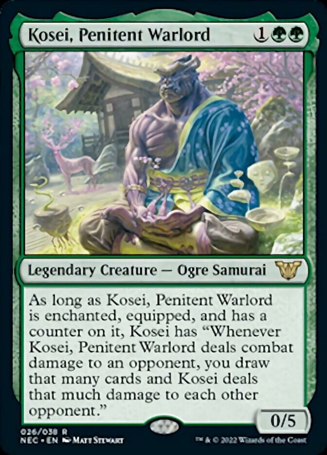 Kosei, Penitent Warlord [Kamigawa: Neon Dynasty Commander] | Chromatic Games