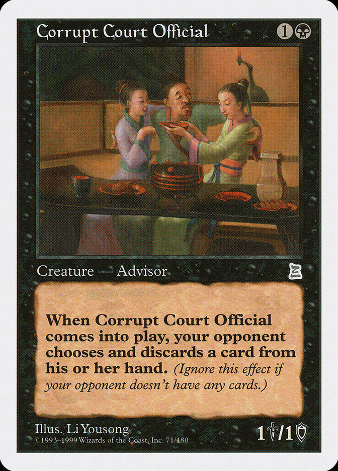 Corrupt Court Official [Portal Three Kingdoms] | Chromatic Games