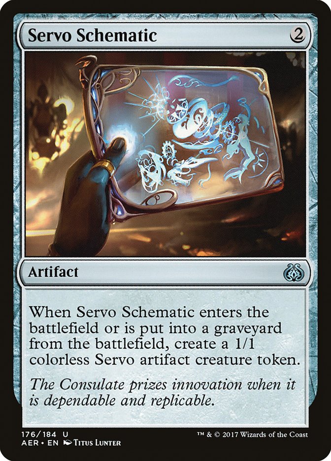 Servo Schematic [Aether Revolt] | Chromatic Games