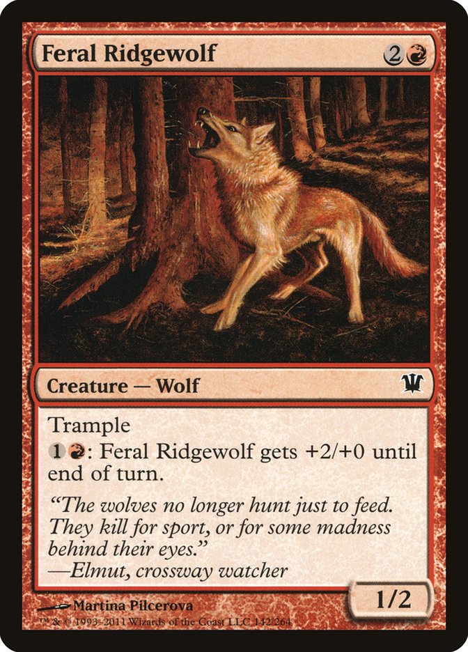 Feral Ridgewolf [Innistrad] | Chromatic Games