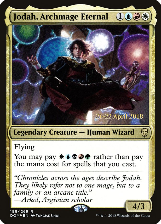 Jodah, Archmage Eternal [Dominaria Prerelease Promos] | Chromatic Games