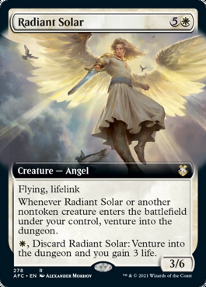 Radiant Solar (Extended Art) [Dungeons & Dragons: Adventures in the Forgotten Realms Commander] | Chromatic Games