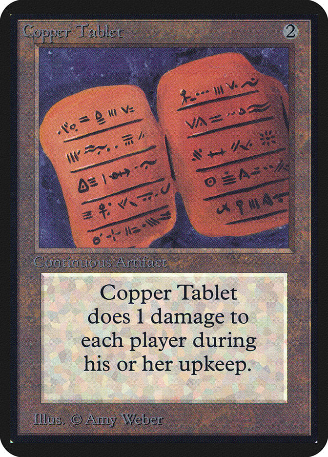 Copper Tablet [Alpha Edition] | Chromatic Games