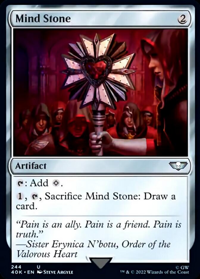 Mind Stone (244) (Surge Foil) [Warhammer 40,000] | Chromatic Games