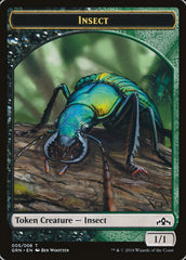 Saproling // Insect Double-Sided Token [Guilds of Ravnica Guild Kit Tokens] | Chromatic Games