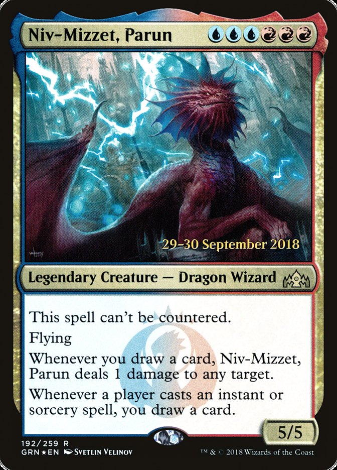 Niv-Mizzet, Parun [Guilds of Ravnica Prerelease Promos] | Chromatic Games