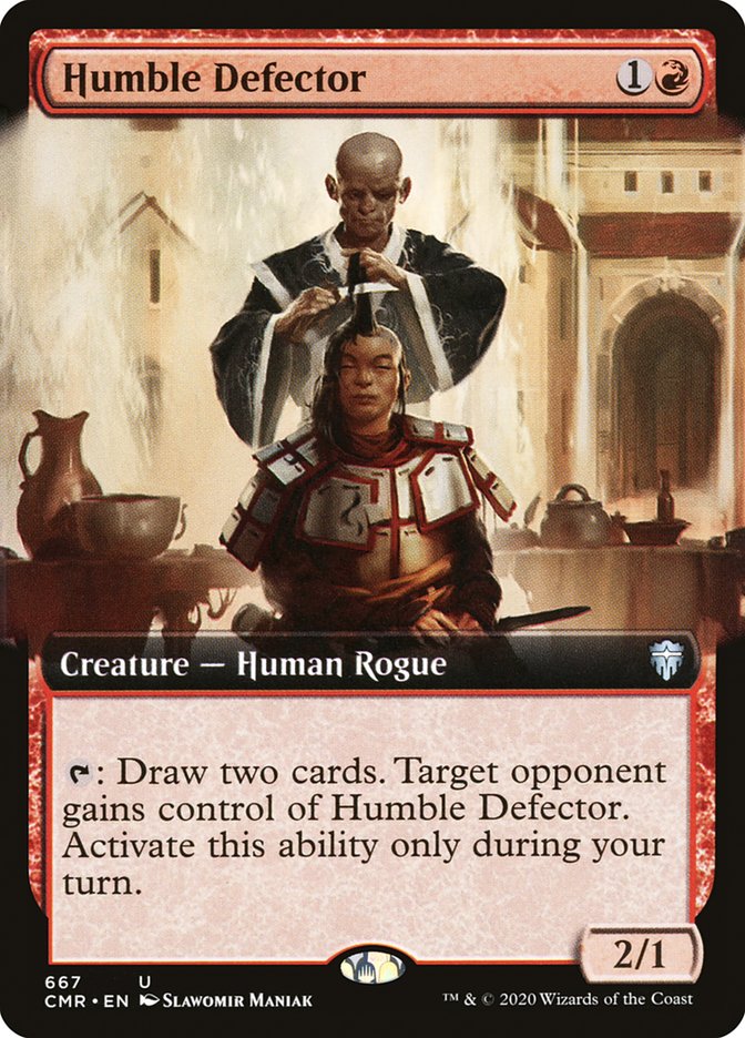 Humble Defector (Extended Art) [Commander Legends] | Chromatic Games