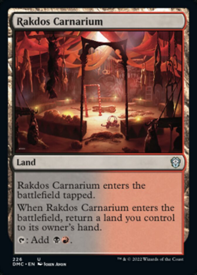 Rakdos Carnarium [Dominaria United Commander] | Chromatic Games