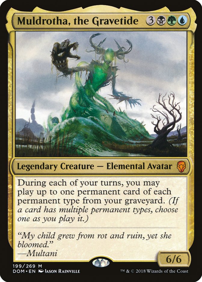 Muldrotha, the Gravetide [Dominaria] | Chromatic Games