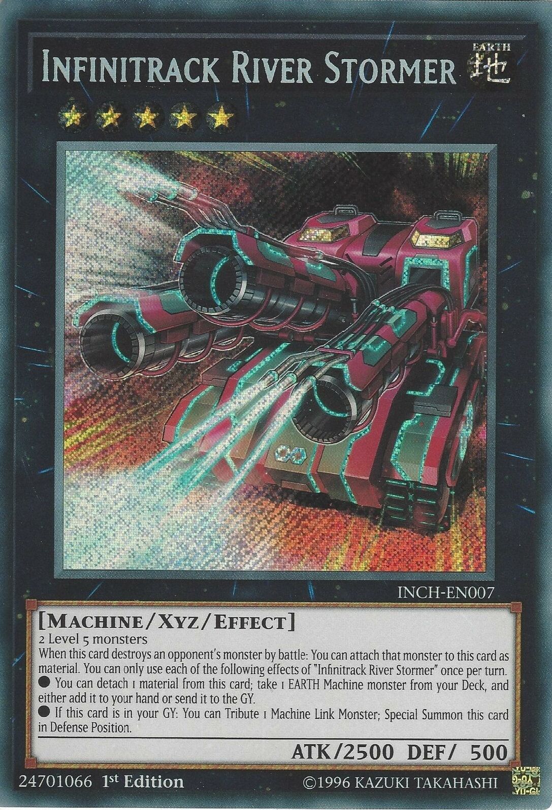 Infinitrack River Stormer [INCH-EN007] Secret Rare | Chromatic Games