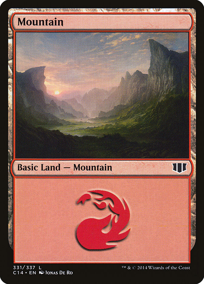 Mountain (331) [Commander 2014] | Chromatic Games