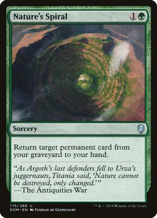 Nature's Spiral [Dominaria] | Chromatic Games