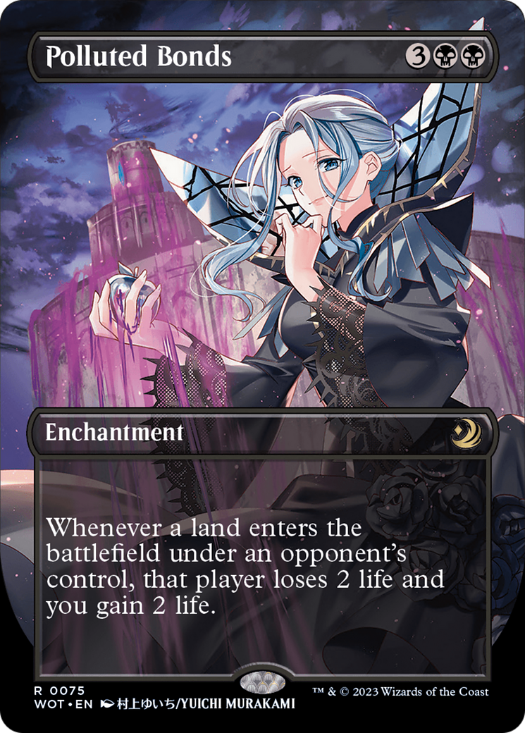 Polluted Bonds (Anime Borderless) [Wilds of Eldraine: Enchanting Tales] | Chromatic Games