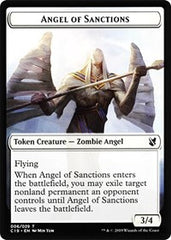 Angel of Sanctions // Horror Double-Sided Token [Commander 2019 Tokens] | Chromatic Games