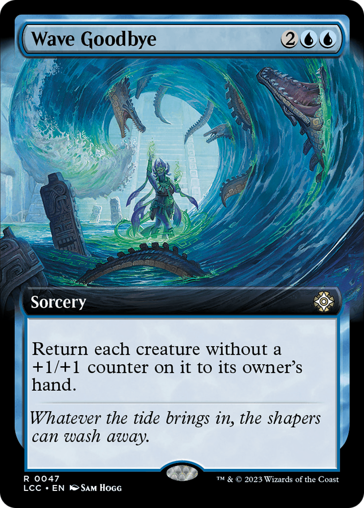 Wave Goodbye (Extended Art) [The Lost Caverns of Ixalan Commander] | Chromatic Games