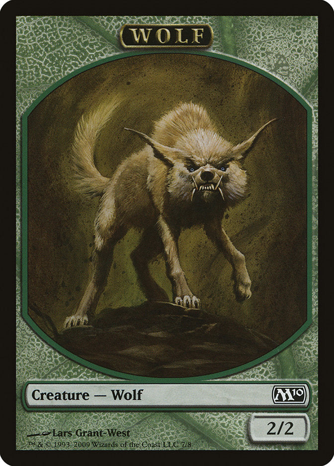 Wolf Token [Magic 2010 Tokens] | Chromatic Games