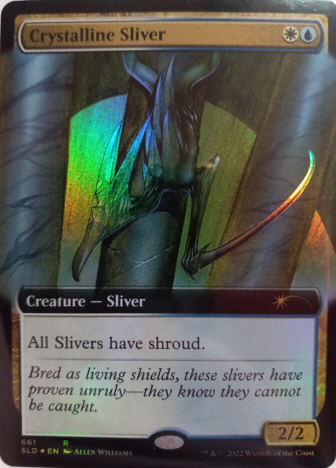 Crystalline Sliver (Extended Art) [Secret Lair Drop Promos] | Chromatic Games