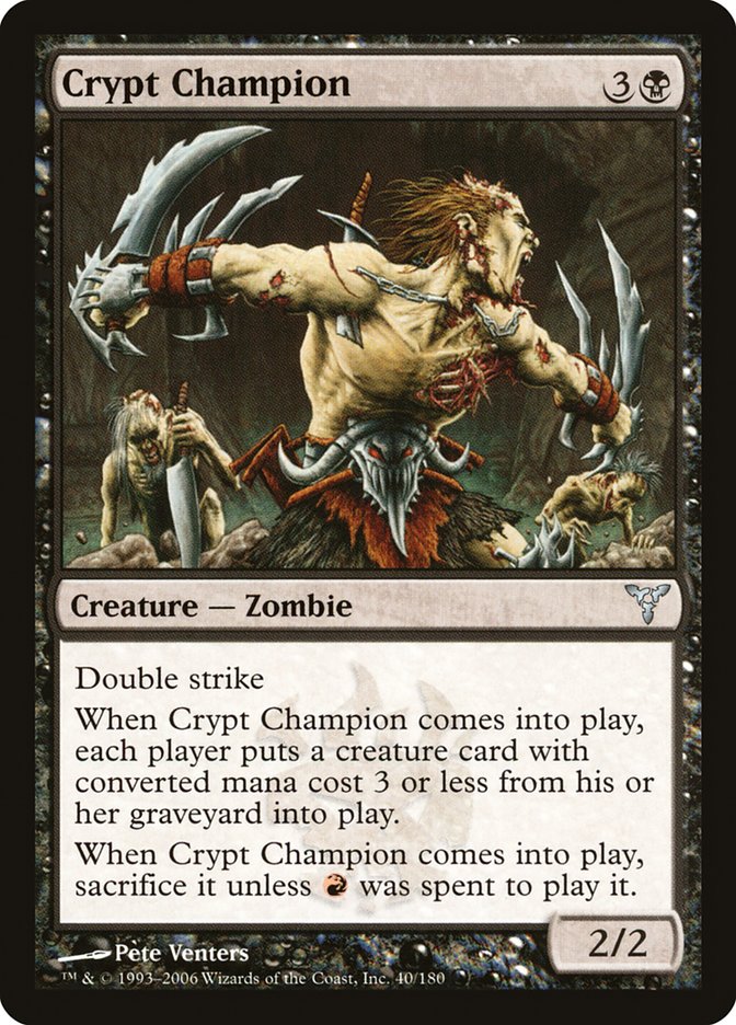 Crypt Champion [Dissension] | Chromatic Games