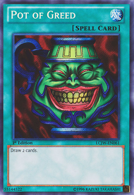 Pot of Greed [LCJW-EN061] Secret Rare | Chromatic Games