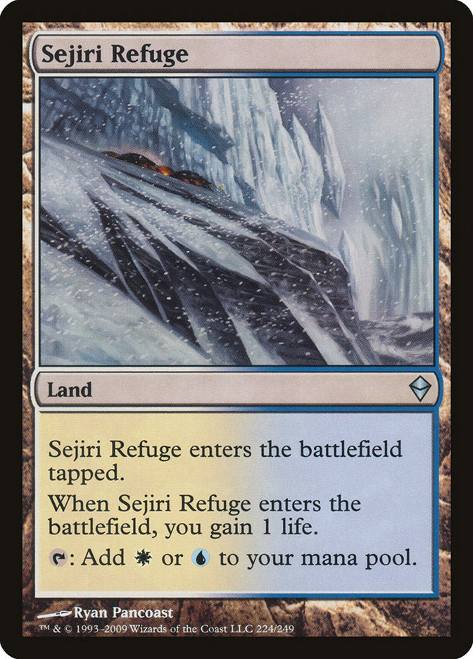 Sejiri Refuge [Zendikar] | Chromatic Games