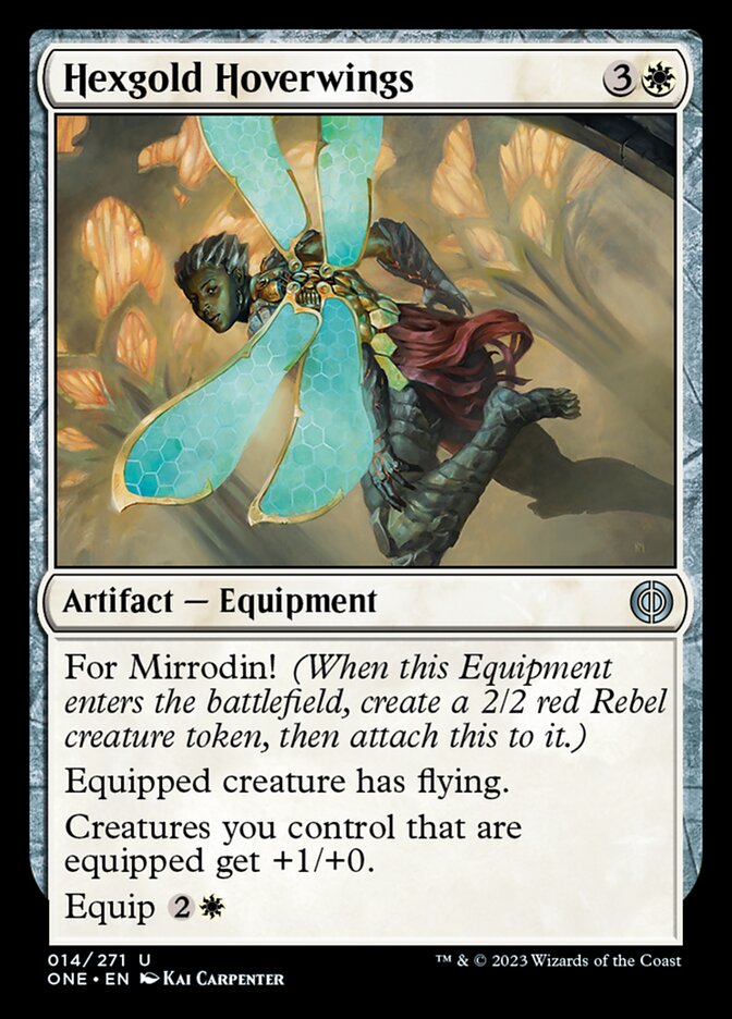 Hexgold Hoverwings [Phyrexia: All Will Be One] | Chromatic Games