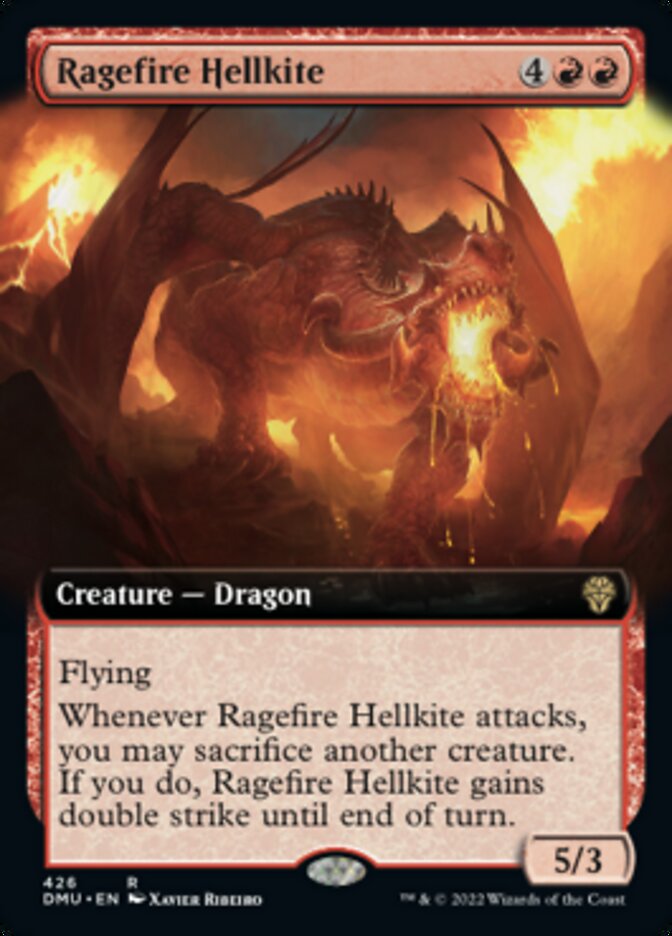 Ragefire Hellkite (Extended Art) [Dominaria United] | Chromatic Games