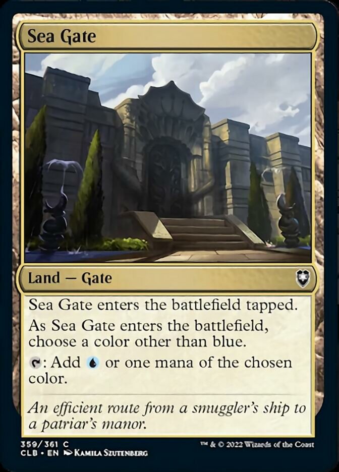 Sea Gate [Commander Legends: Battle for Baldur's Gate] | Chromatic Games