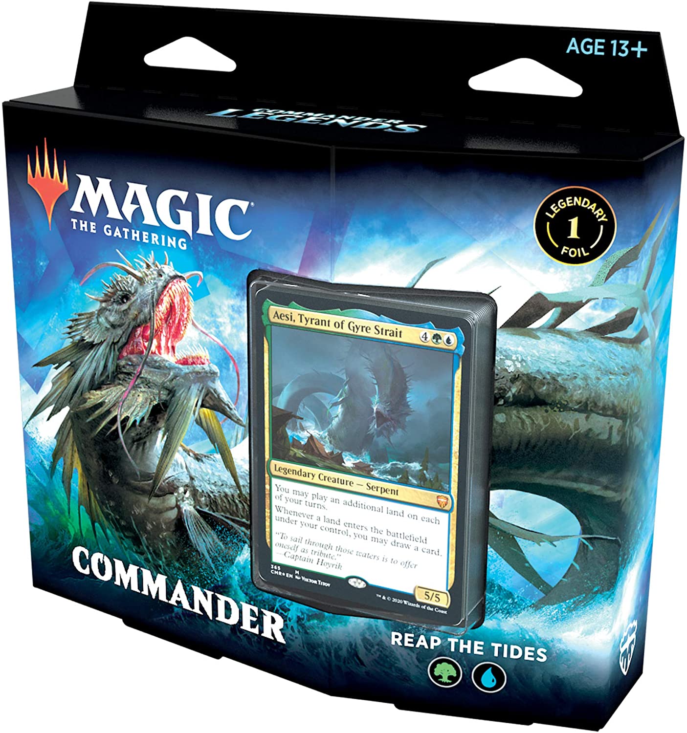 Commander Legends - Commander Deck (Reap the Tides) | Chromatic Games