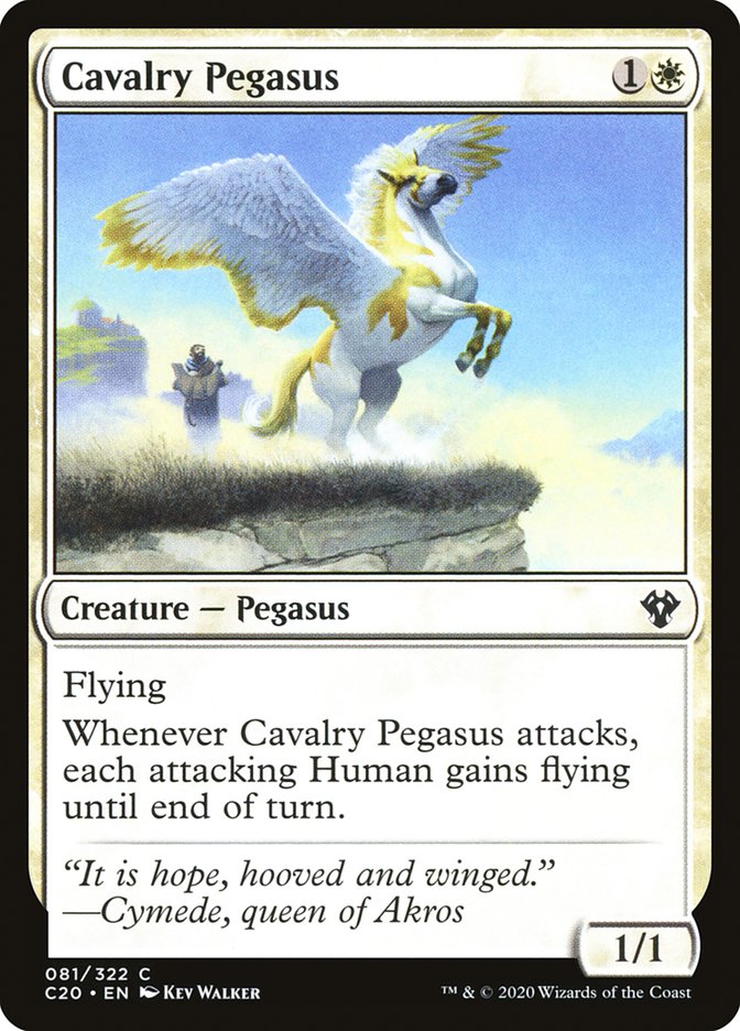 Cavalry Pegasus [Commander 2020] | Chromatic Games