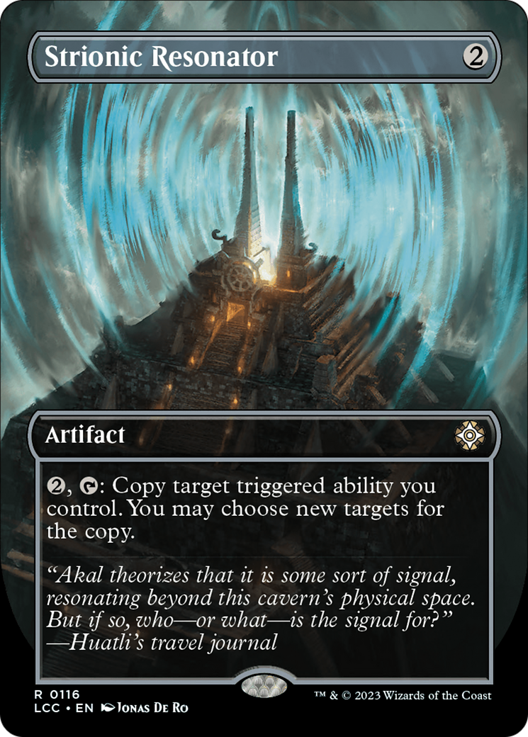 Strionic Resonator (Borderless) [The Lost Caverns of Ixalan Commander] | Chromatic Games