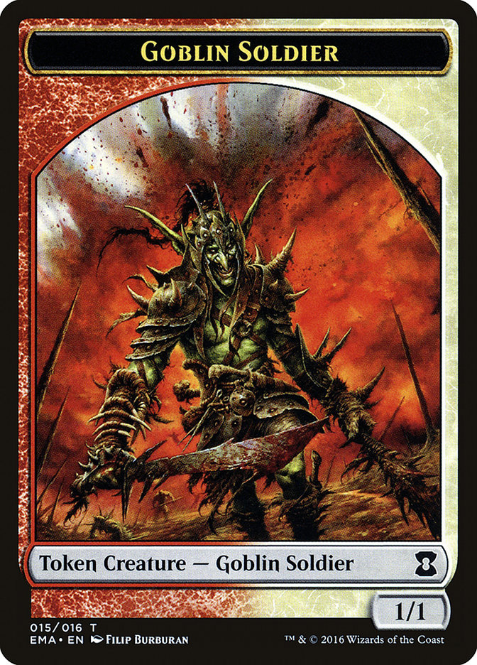 Goblin Soldier Token [Eternal Masters Tokens] | Chromatic Games