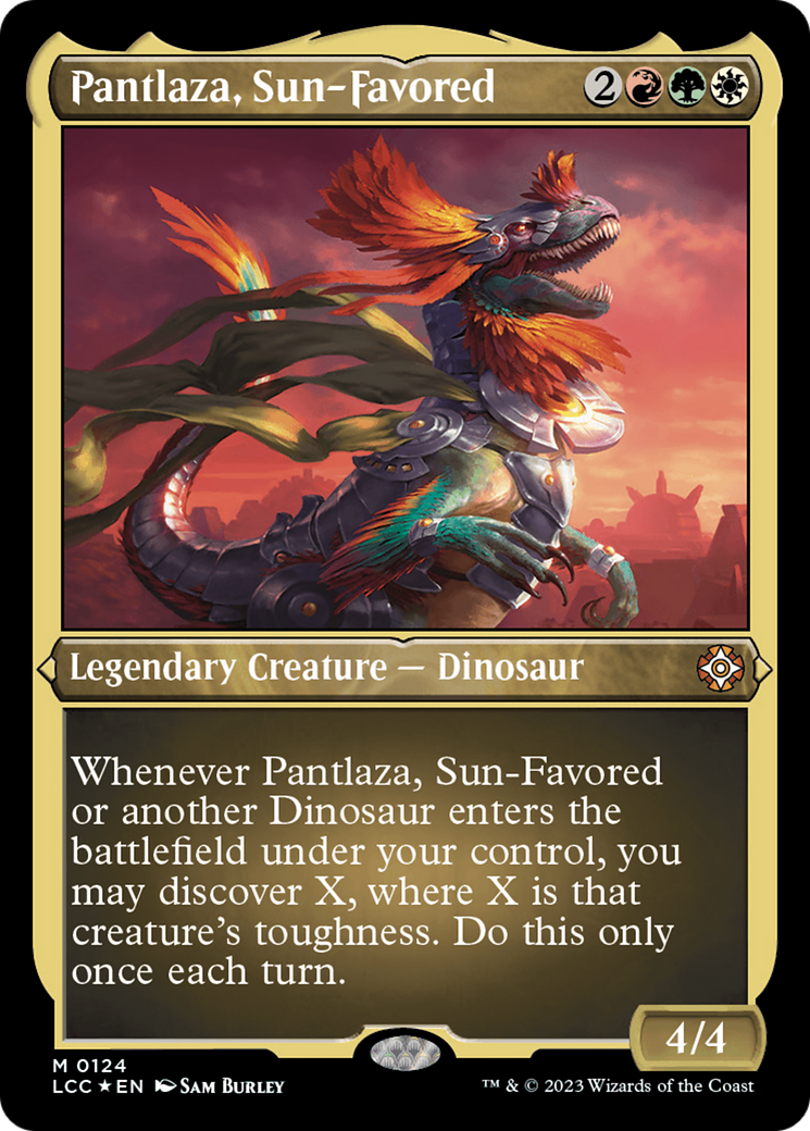 Pantlaza, Sun-Favored (Display Commander) [The Lost Caverns of Ixalan Commander] | Chromatic Games