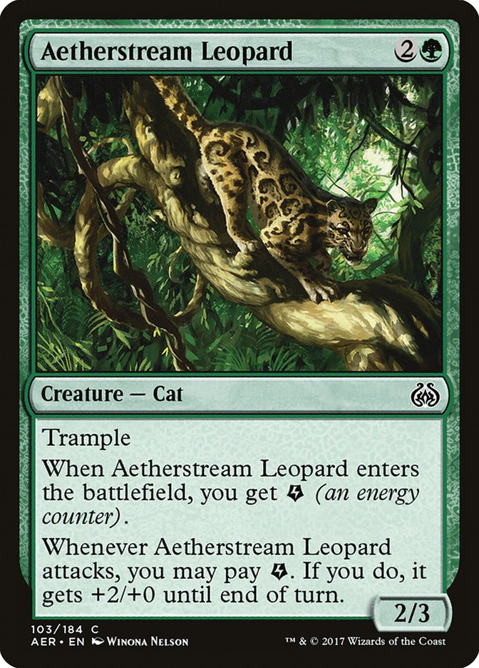 Aetherstream Leopard [Aether Revolt] | Chromatic Games