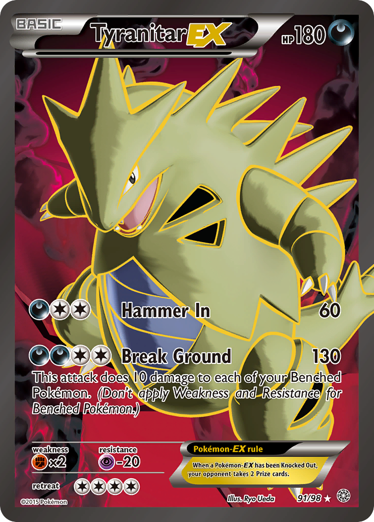 Tyranitar EX [Ancient Origins] | Chromatic Games