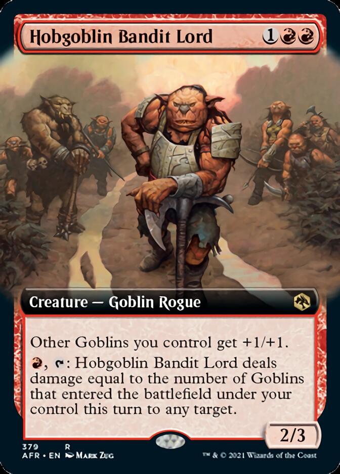 Hobgoblin Bandit Lord (Extended Art) [Dungeons & Dragons: Adventures in the Forgotten Realms] | Chromatic Games