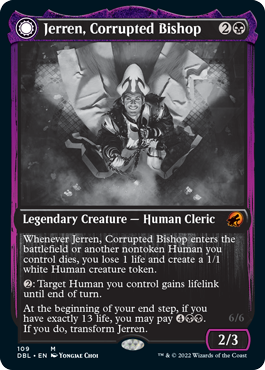 Jerren, Corrupted Bishop // Ormendahl, the Corrupted [Innistrad: Double Feature] | Chromatic Games