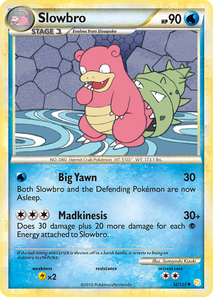 Slowbro (52/123) [HeartGold & SoulSilver: Base Set] | Chromatic Games