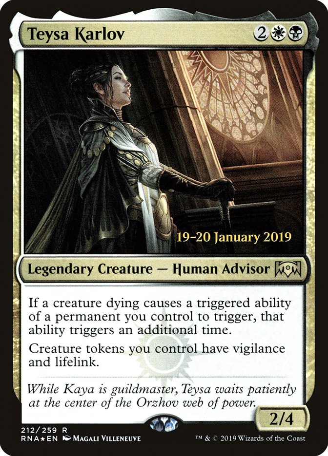 Teysa Karlov [Ravnica Allegiance Prerelease Promos] | Chromatic Games